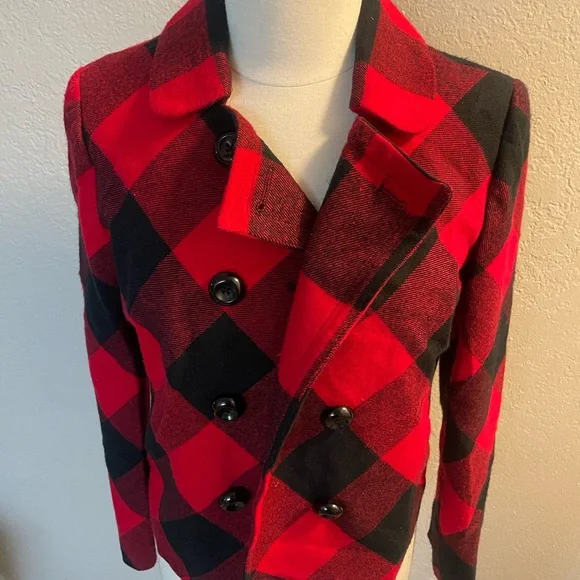 Jones New York Plaid Blazer - Picture 2 of 5